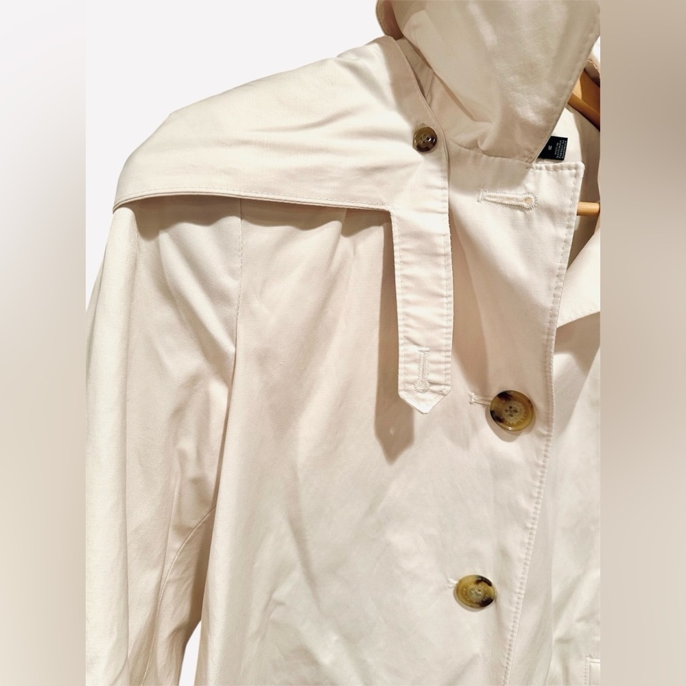 Lauren Ralph Lauren Balmacaan Hooded Raincoat - Picture 3 of 15